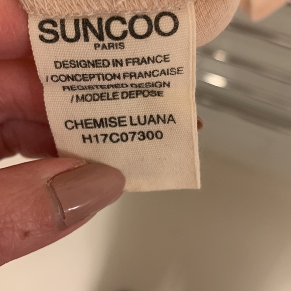 💕 Pretty SUNCOO PARIS blush blouse - Picture 7 of 8
